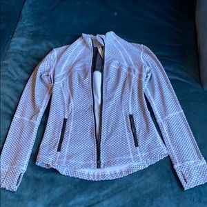 LULULEMON Jacket, size 8, BLK/WHT